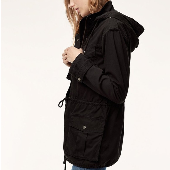 Aritzia Black Trooper Jacket - Picture 3 of 7